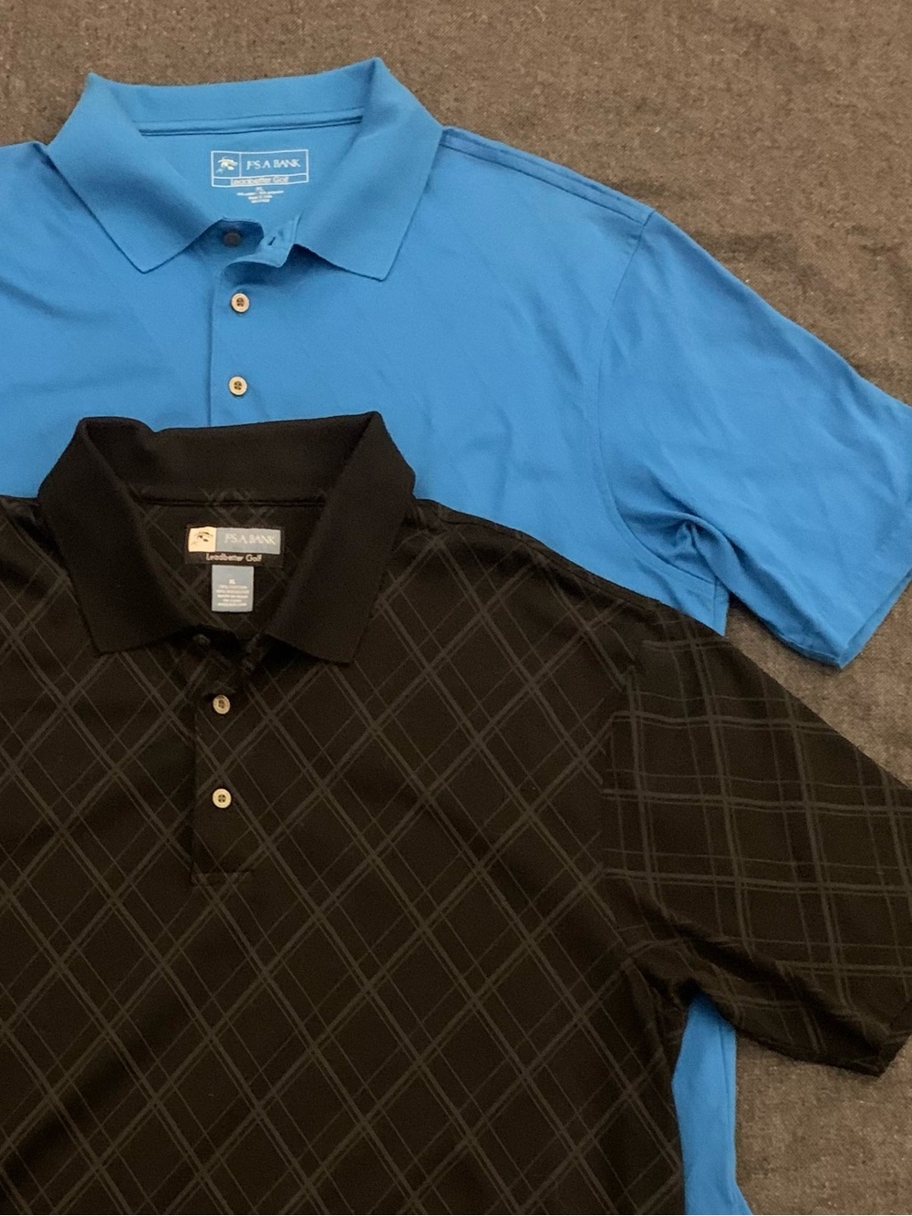 2 JOS A BANK Leadbetter Golf Polos